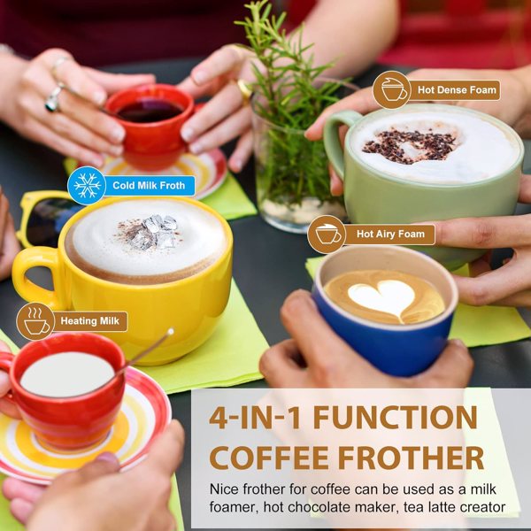 4-in-1 Electric Milk Frother
