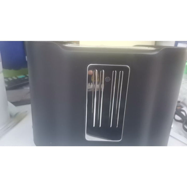 2-slice toaster, fast and even results every time, wide slots fit any size bread, drop-down crumb tray, easy to clean, stainless steel