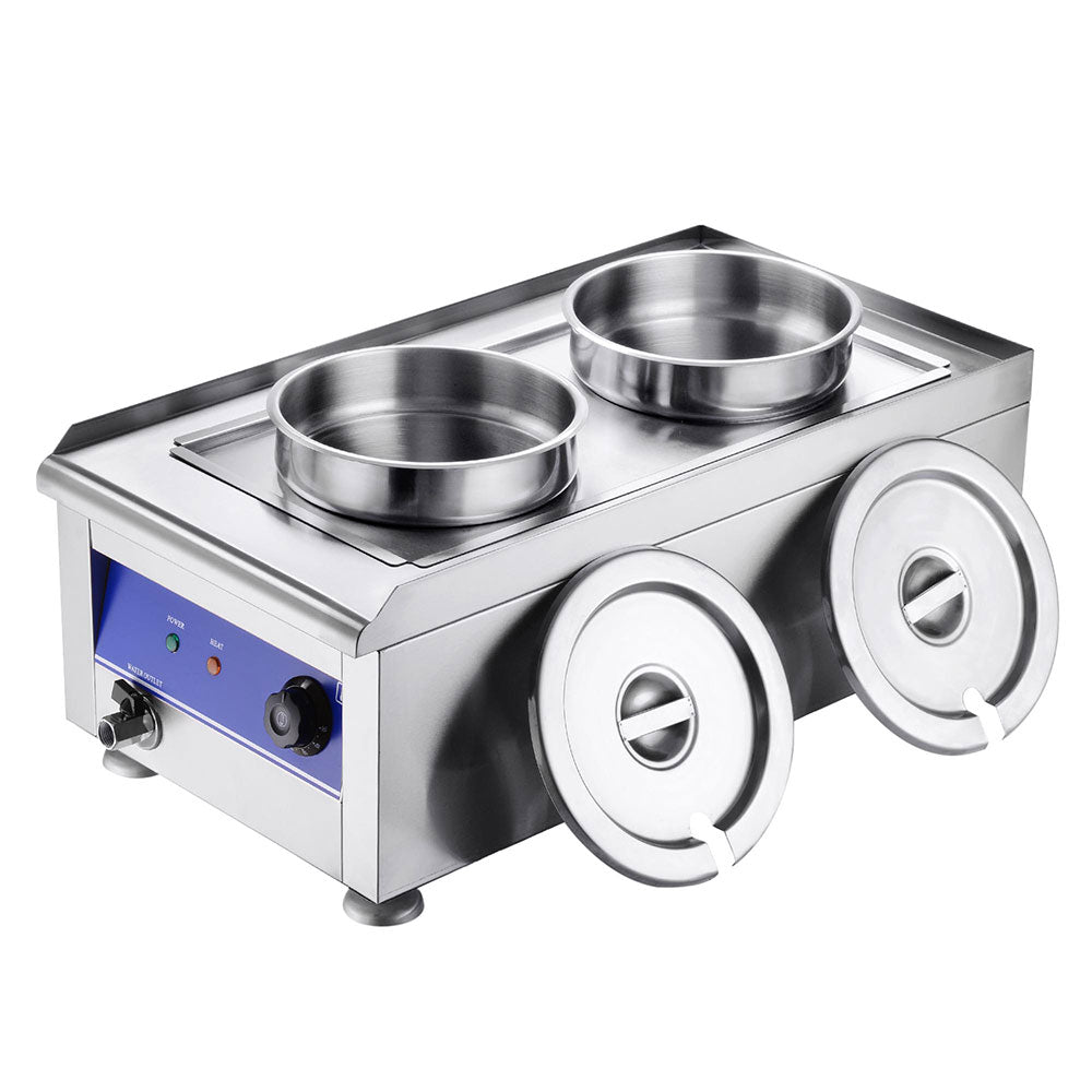 Food Warmer Water Bath Steam Table Stainless Steel