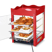 Pizza Food Warmer Commercial Countertop Display Case 3 Tier