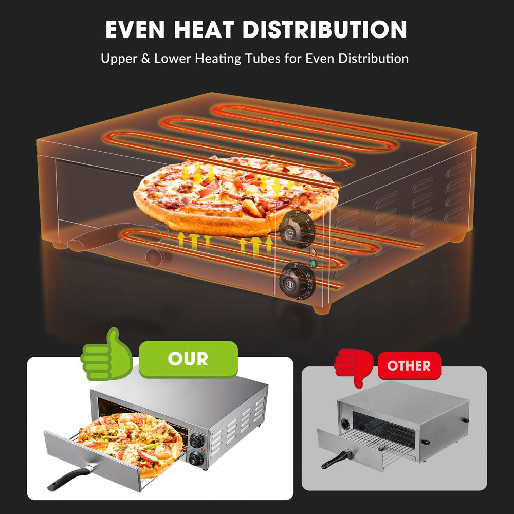 16 inch Countertop Pizza Oven with Timer