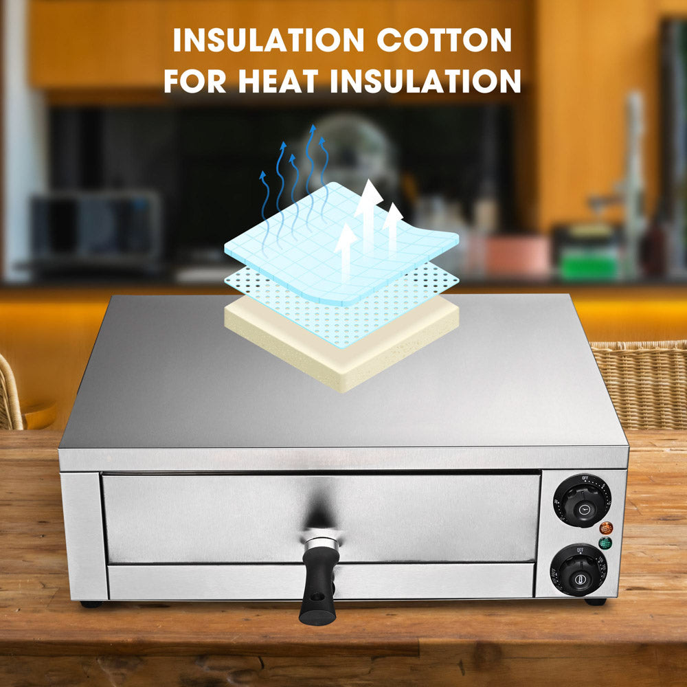 16 inch Countertop Pizza Oven with Timer