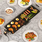 27-inch large electric grill with adjustable temperature