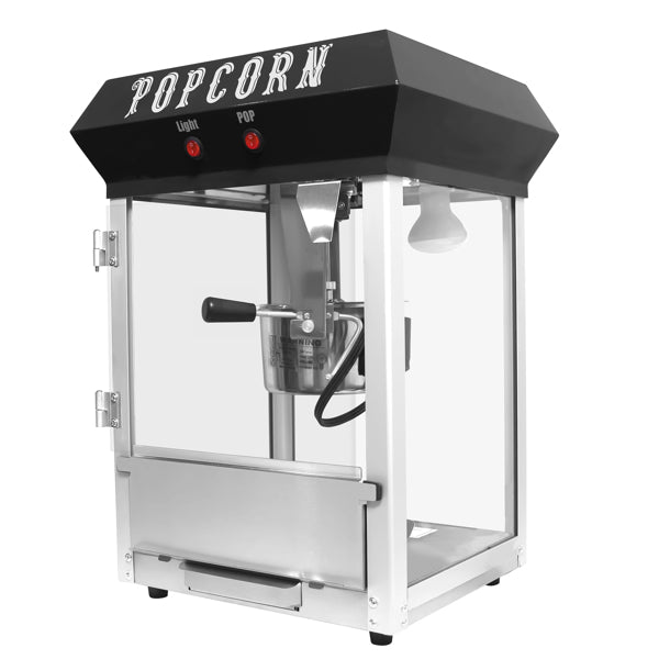 Pub Style Popcorn Maker, 4 Ounce Popcorn Maker, Black