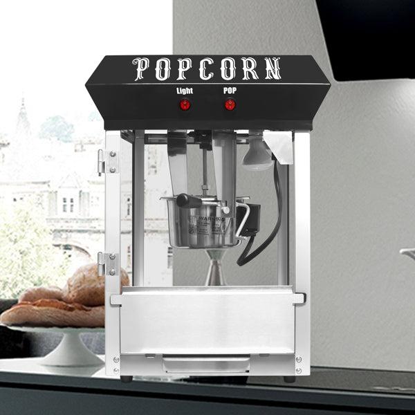 Pub Style Popcorn Maker, 4 Ounce Popcorn Maker, Black