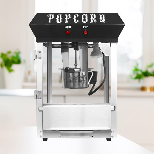 Pub Style Popcorn Maker, 4 Ounce Popcorn Maker, Black