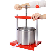 0.53 Gallon Stainless Steel Fruit Wine Manual Press