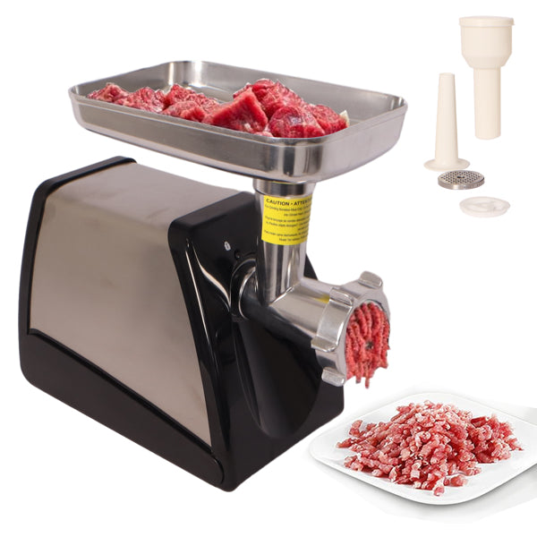 Meat grinder and sausage stuffer, 570 W, stainless steel